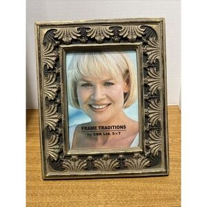 PHOTO FRAME ... Frame Traditions by CBK Ltd. 5 X 7...heavy See Photos For Flaw